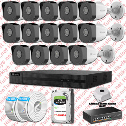 Hilook İp Kamera Seti 1080p Fullhd 14 Güvenlik Kamerası